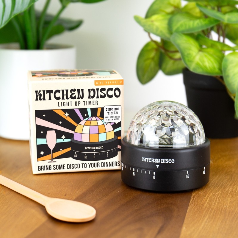 ⏱️ Kitchen Disco Timer – Light-Up 60-Minute Cooking Gadget ✨ USB Rechargeable 🎁 gallery
