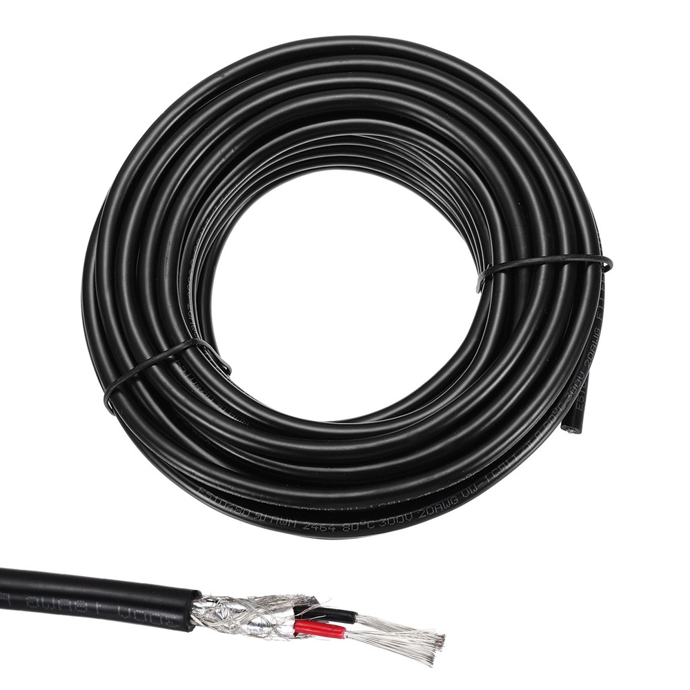 Shielded Cable UL2464 20AWG 9.14m (30 Ft) 2 Conductors CNC Wire