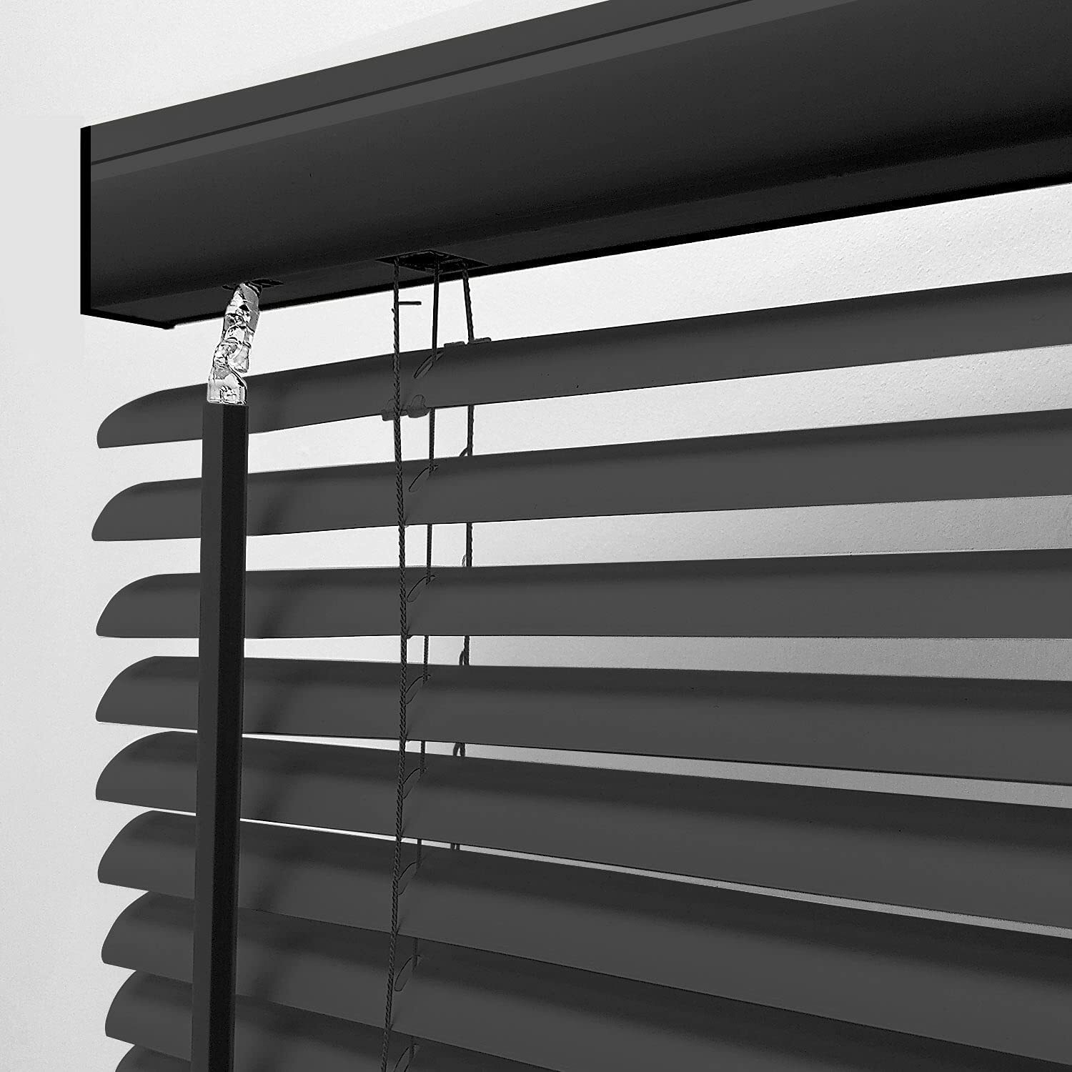 Window Mini Blinds - 1" Mini Blinds - White, Black, Beige - 20" - 44" Wide! gallery