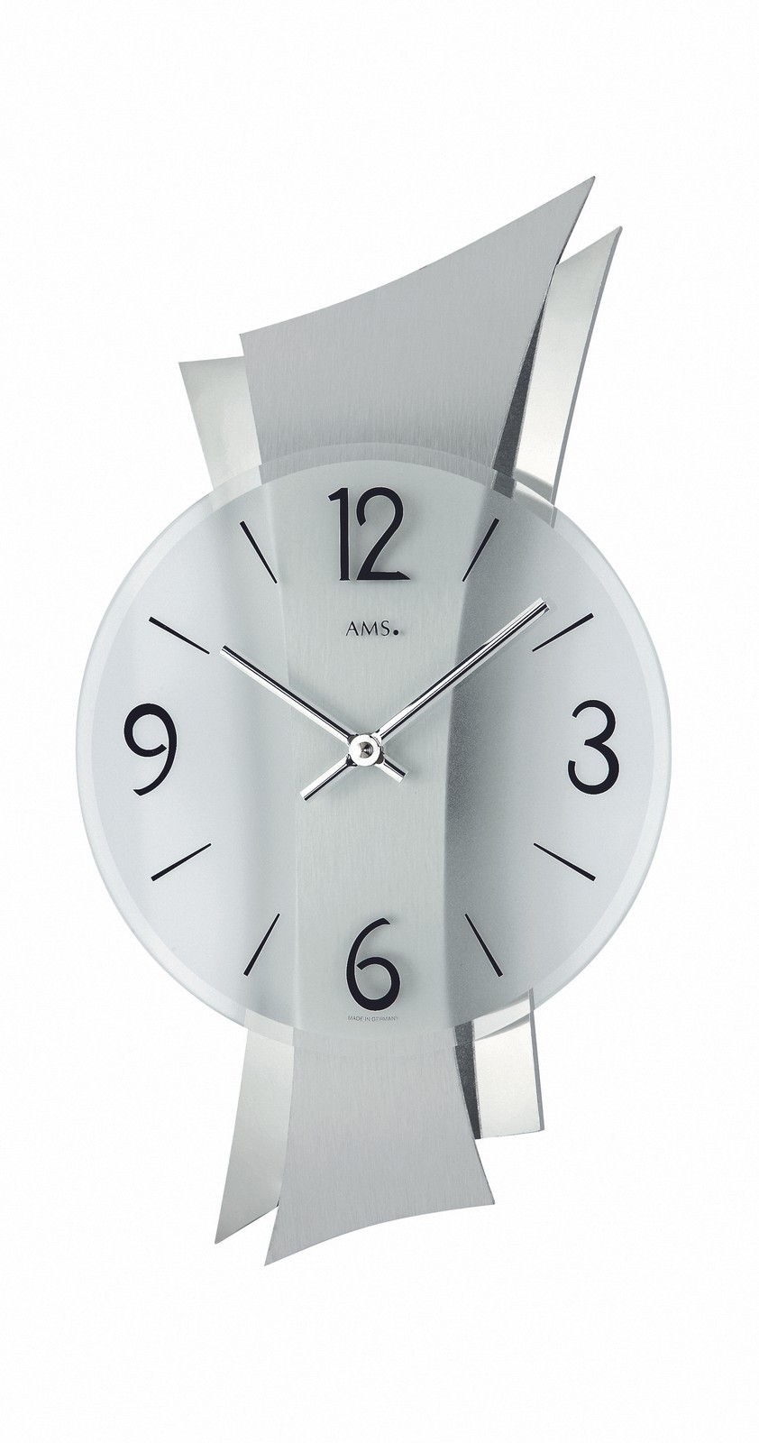 Modern Wall Clock with Quartz Movement by AMS gallery