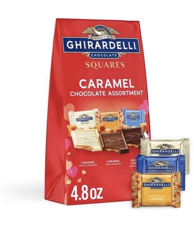 TWO! Ghirardelli Limited Edition Assorted Chocolate Caramel Squares 4.8 oz Ea gallery