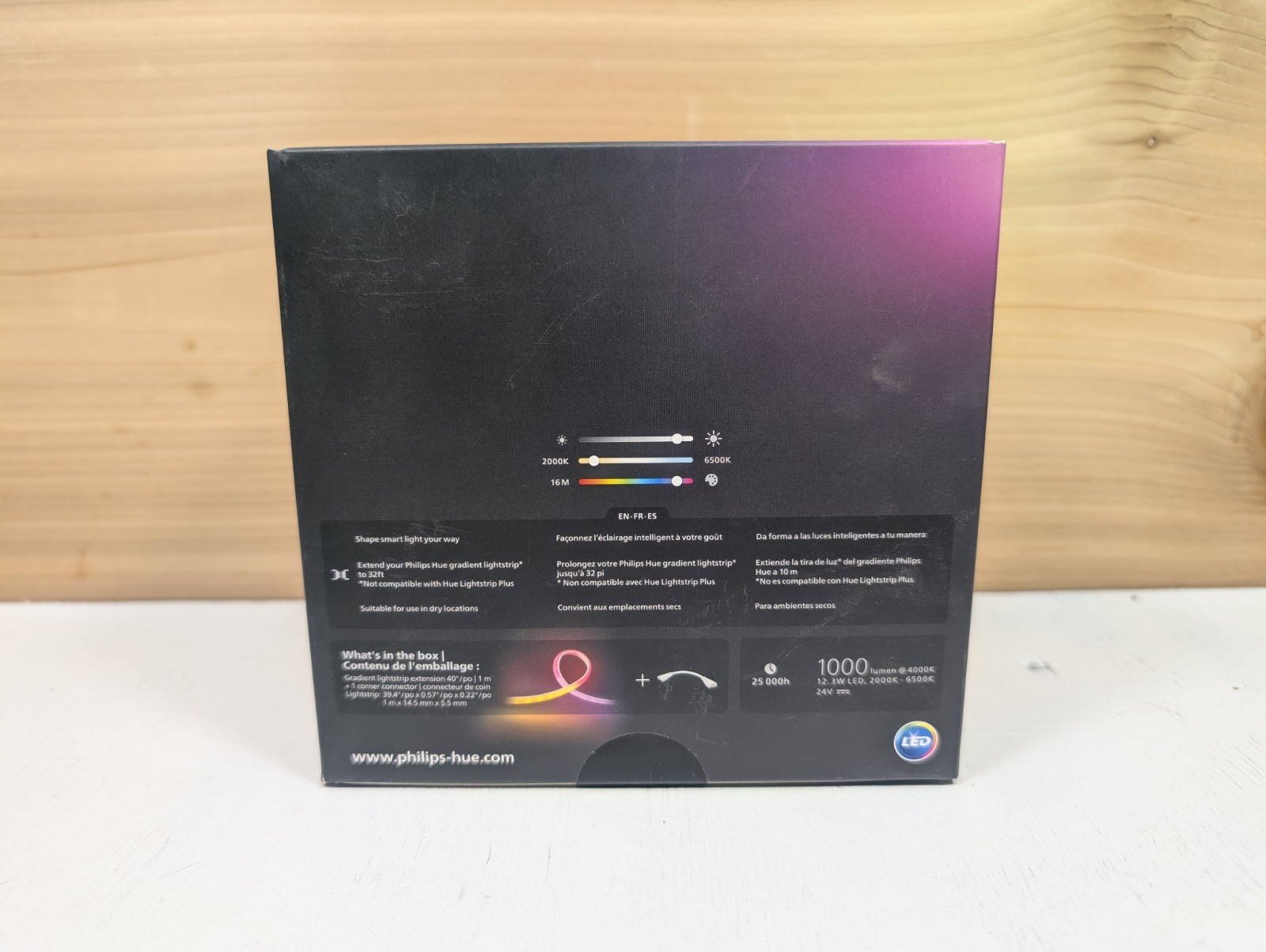 Hue Gradient Ambiance Light Strip Extension 3Ft Flexible Color Changing Led sync gallery