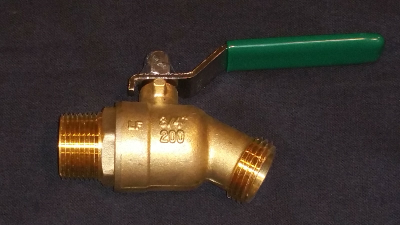 3/4" NPT Male Threaded Full Port Ball Valve Lever Handle Hose Bibb Spigot New gallery