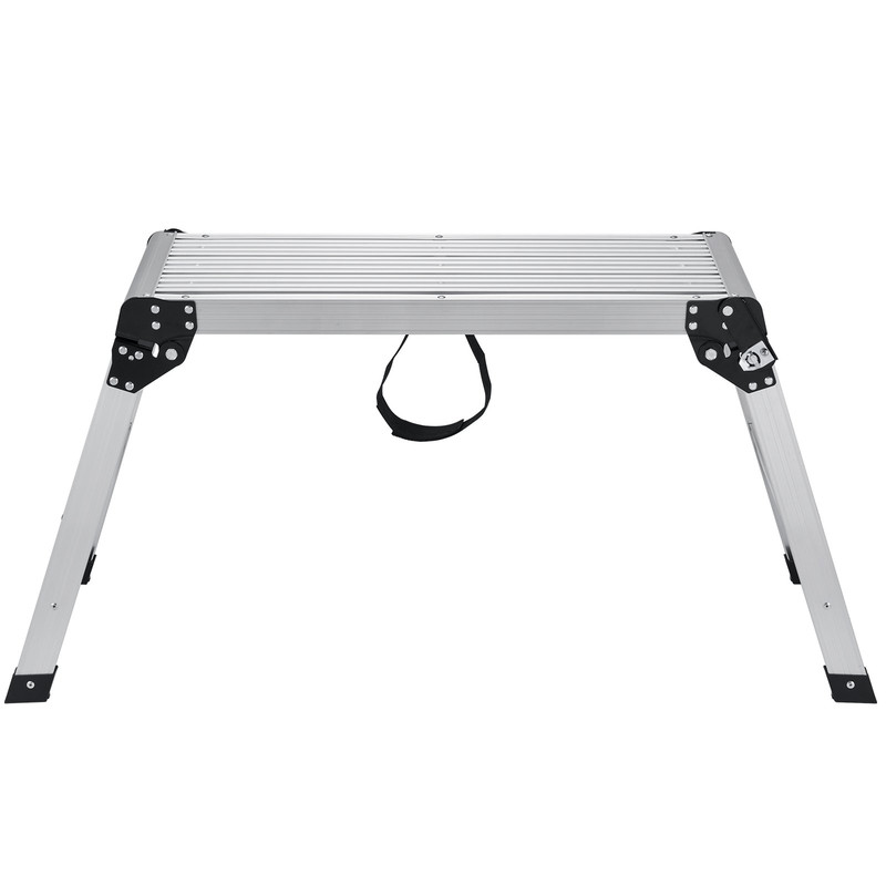 VEVOR Folding Work Platform, 330 lbs Load Capacity, Aluminum Drywall Stool Ladde gallery