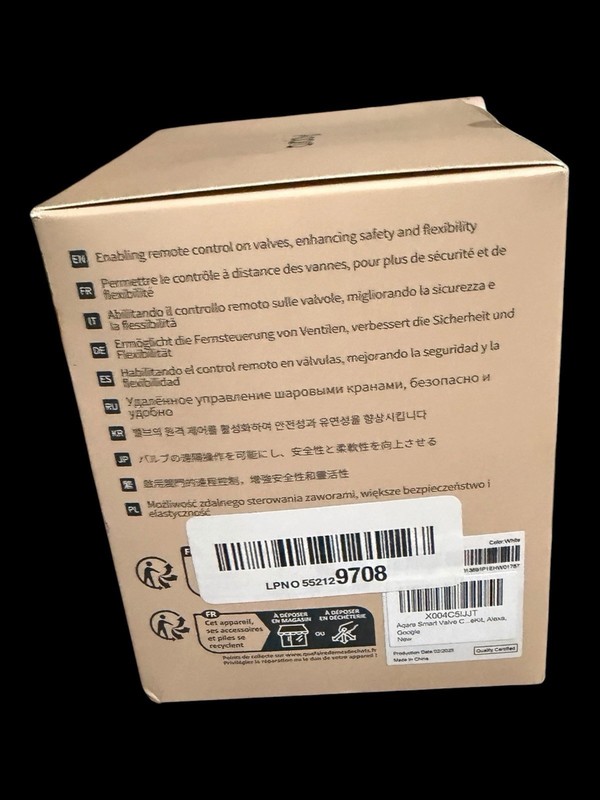 Aqara Smart Valve Controller T1,Matter Over Bridge,Requires Aqara Zigbee 3.0 Hub gallery
