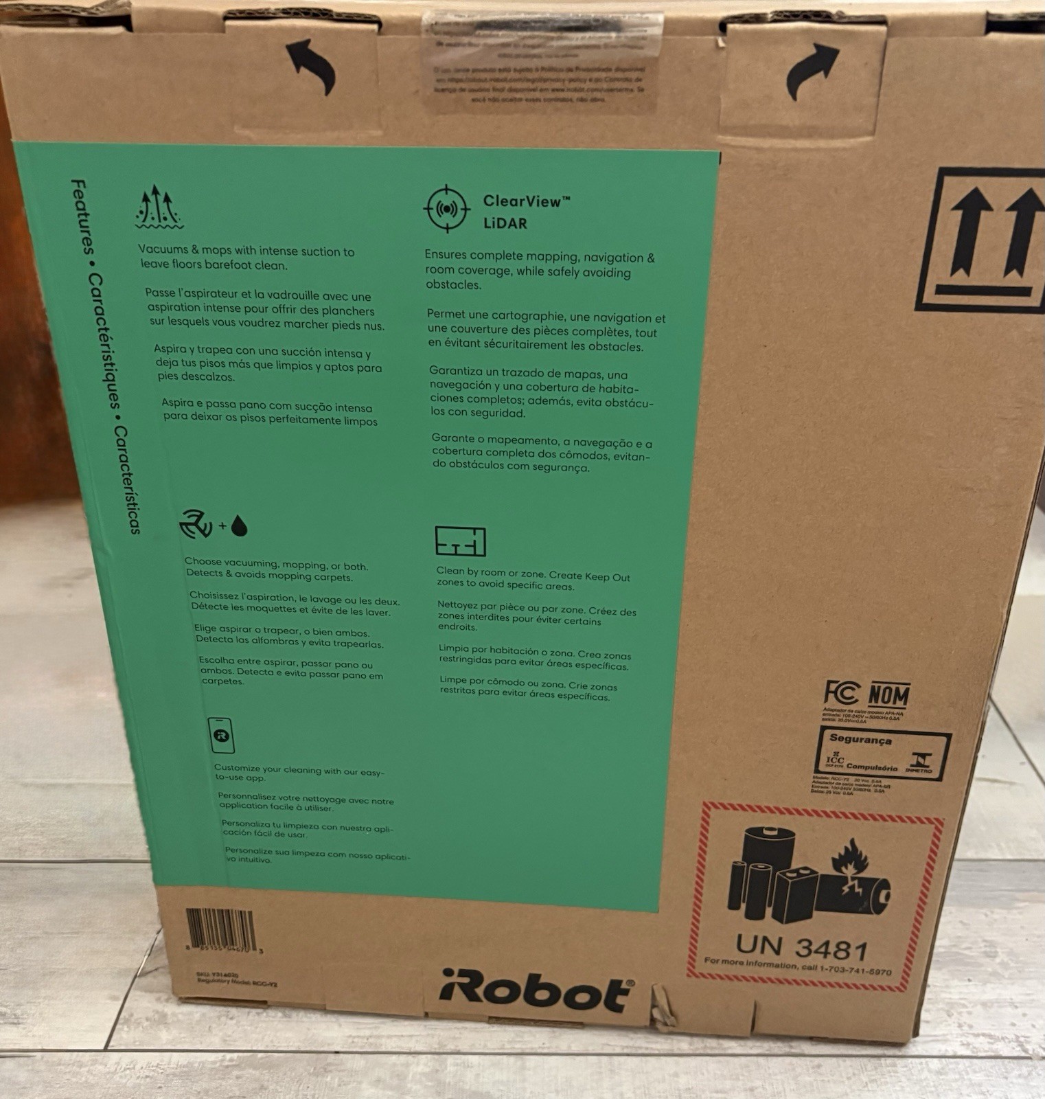 iRobot Roomba 105 Combo Robot Vacuum & Mop NEW IN BOX gallery