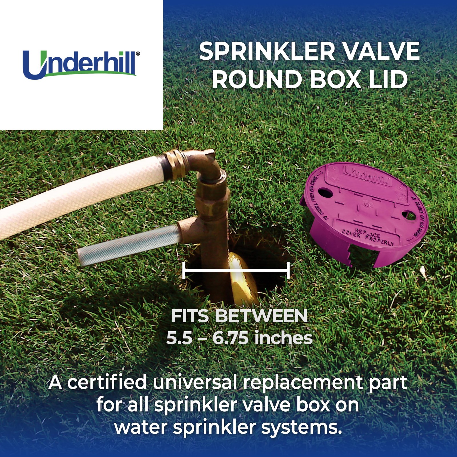 Universal 67 Inch Sprinkler Valve Box Lid for Automatic Irrigation Systems gallery