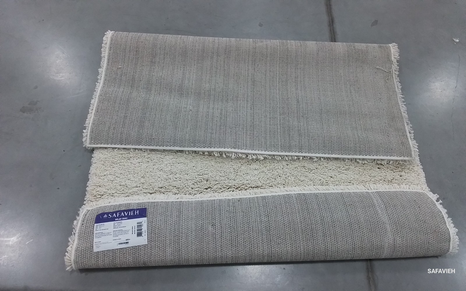 IVORY 4'-0" x 6'-0" Stained Rug, Reduced Price 1172781641 SG180-1212-4 gallery