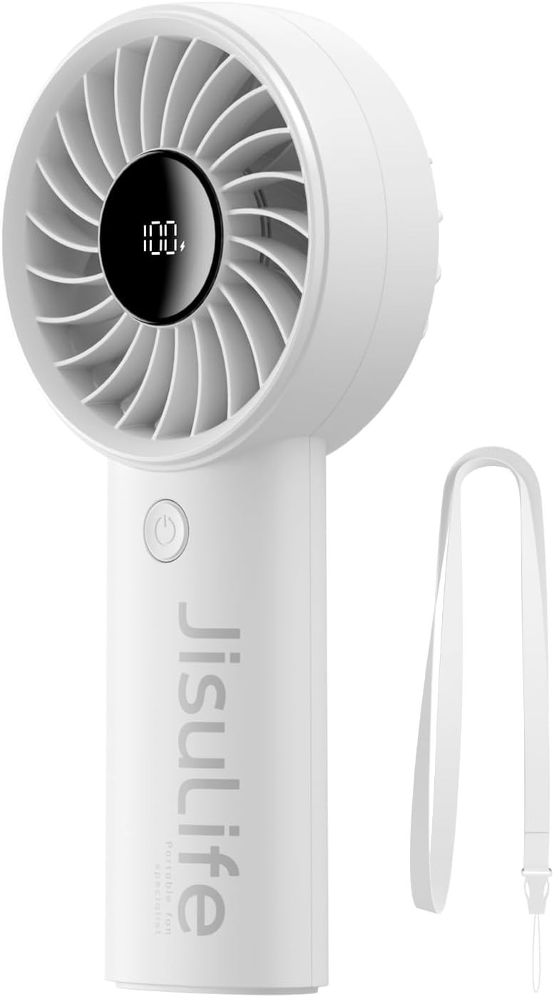 JISULIFE Foldable Portable Pocket Fan Gray NEW gallery