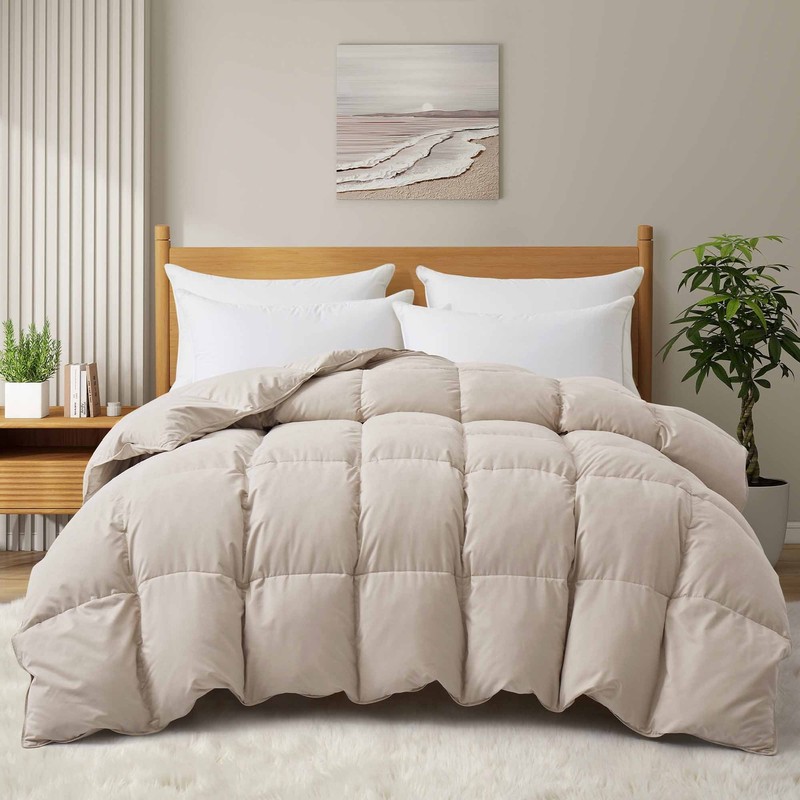 Super Cozy Fullfy Extra Warm Bed Blanket, Goose Down Comforter King or Queen gallery