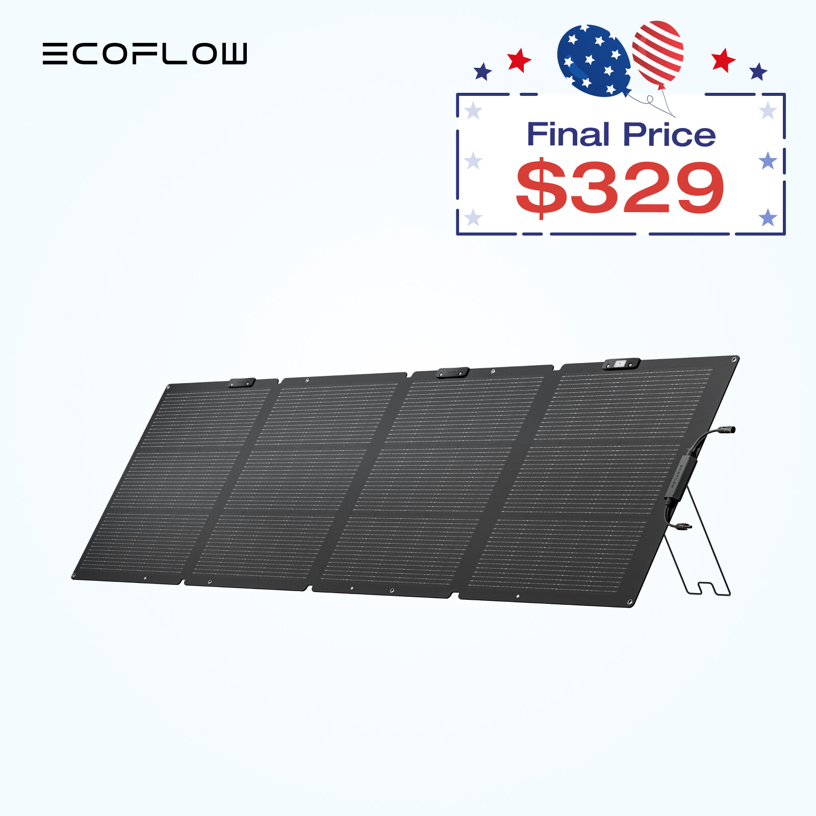 EcoFlow 220W NextGen Solar Panel Kit Waterproof IP68 for Outdoor Camping RV gallery
