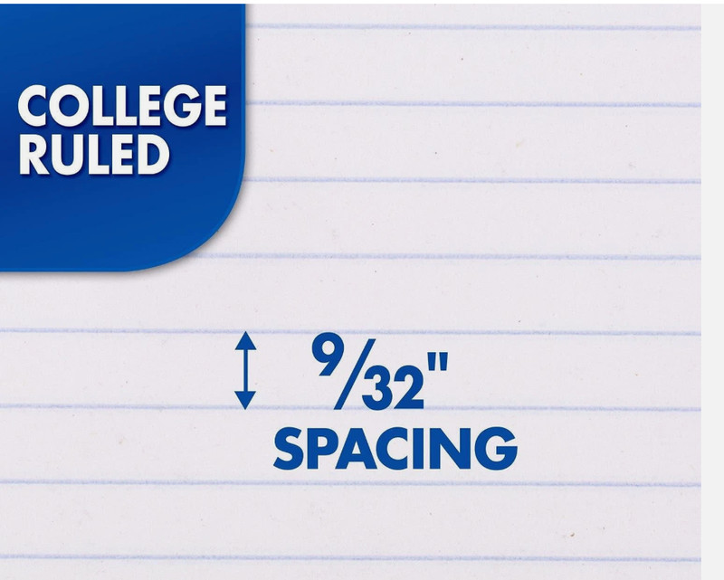 1 Mead Composition Notebook College Ruled PaperV-753 7-1/2" x 9-3/4", 100(K10) gallery