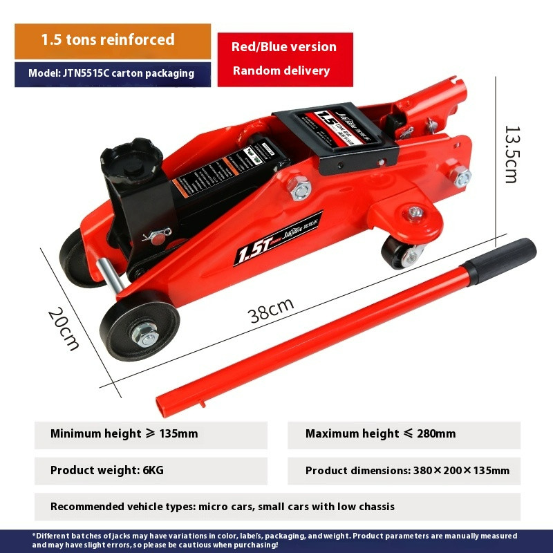 Horizontal Hydraulic Jack for Passenger Cars, Vans, and Off-road Vehicles gallery