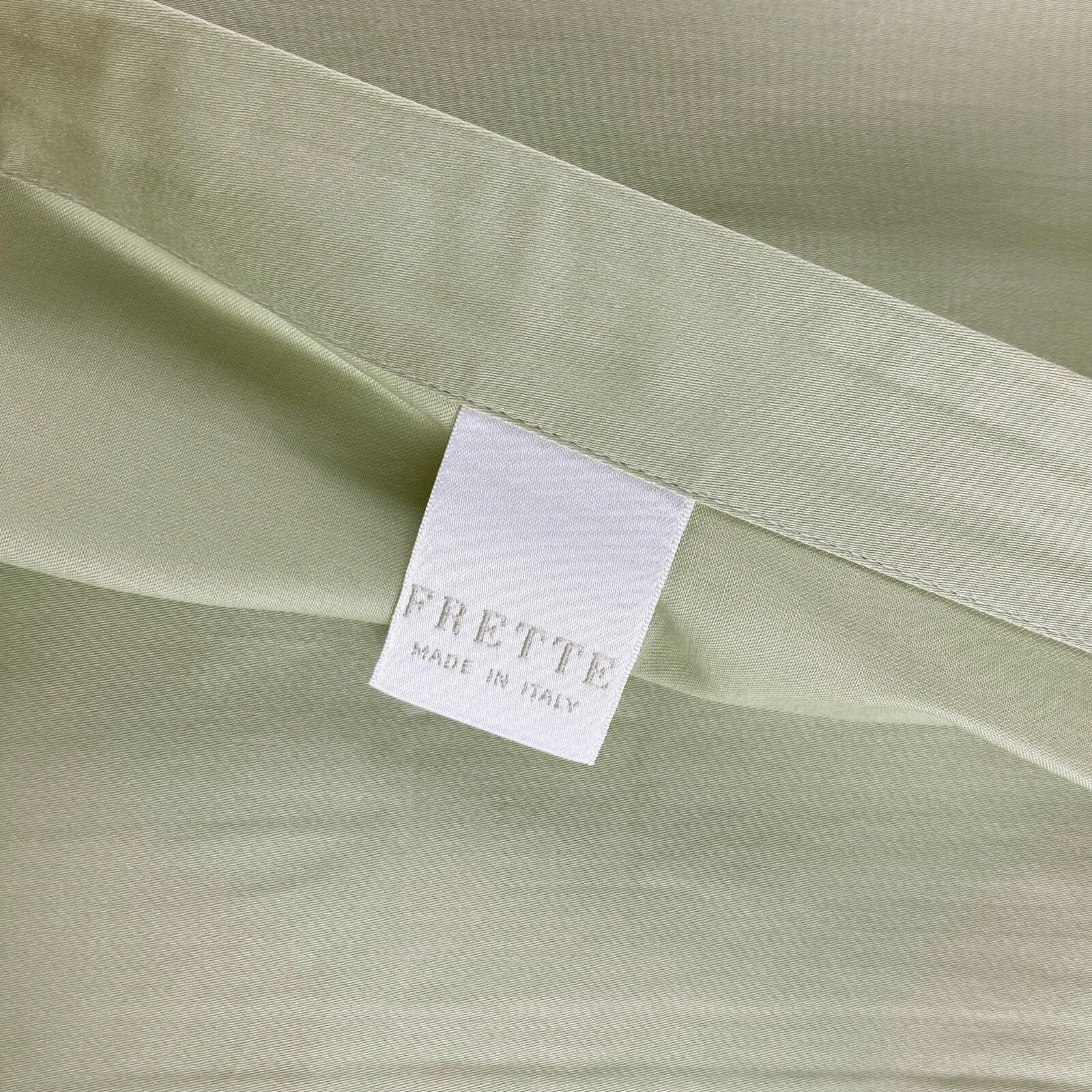 FRETTE Border Sham Pillow Case Beech Green Size 21×37 in. (New) gallery