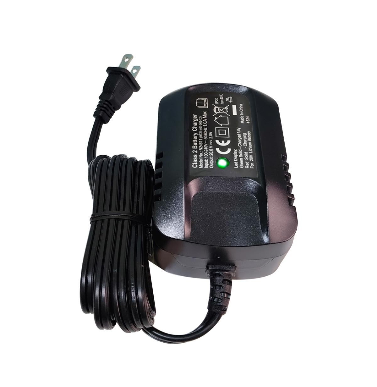 for Hyper Tough 20V 2A LithiumIon Battery Fast Charger with LED Indicator Lig... gallery