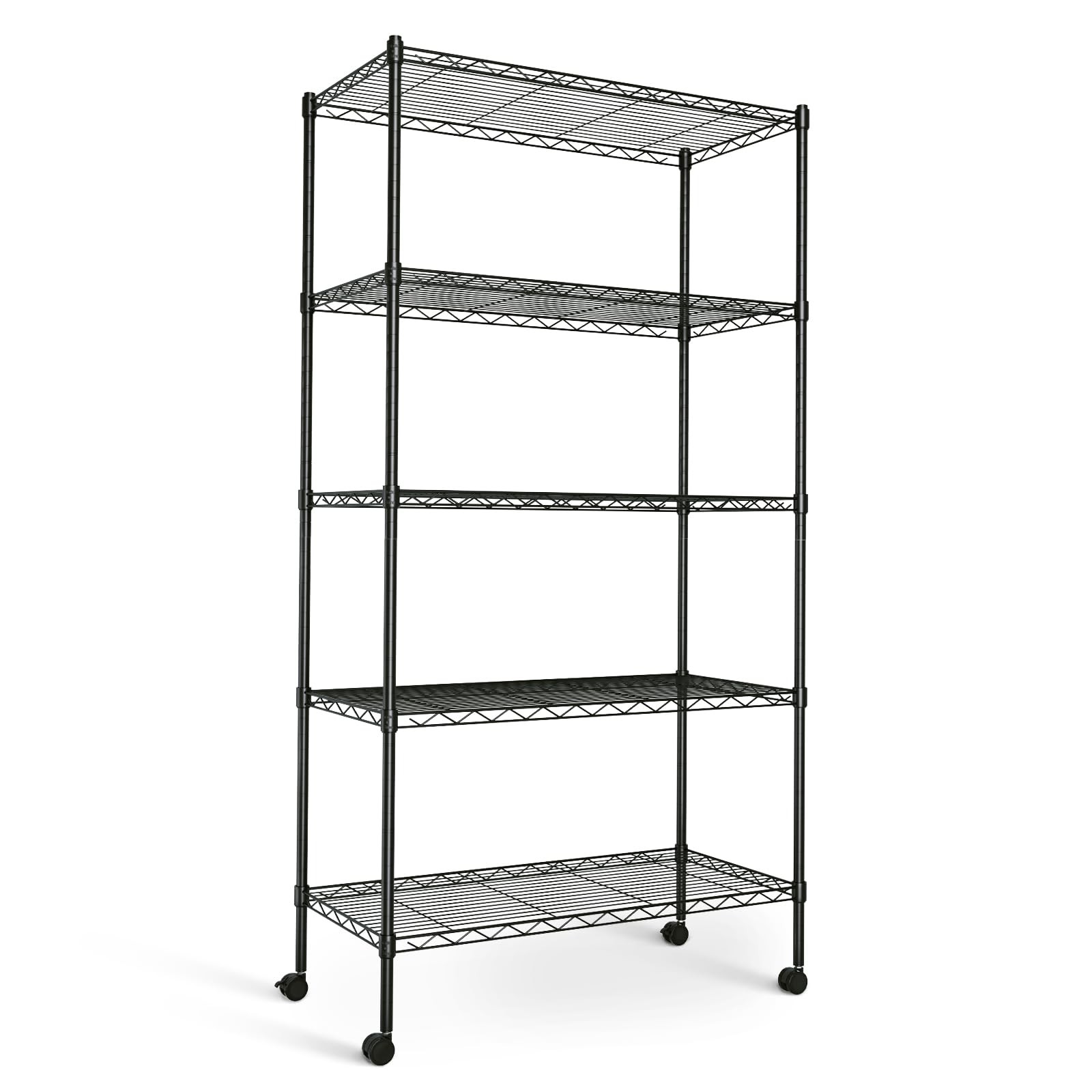 Heavy Duty 5-Shelf Storage Shelving Unit, 1250lbs Loading Capacity, 29.92" D ... gallery