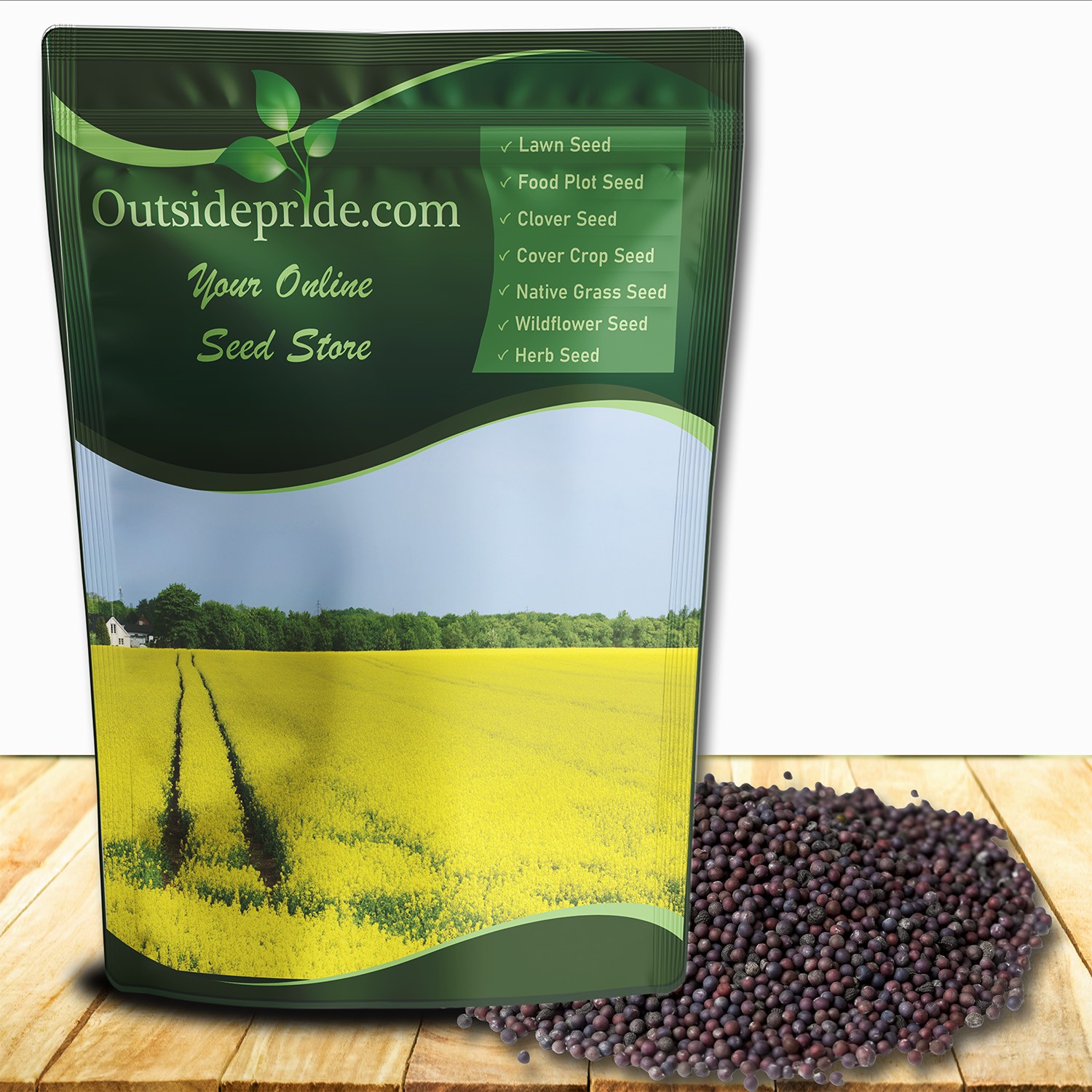 10 LBS Trophy Rape Seed For Deer Food Plots - Brassicas gallery