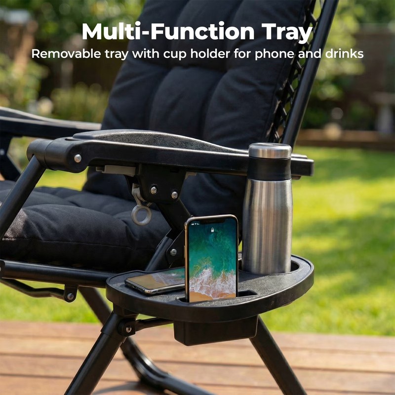 Zero Gravity Chair 440lbs Capacity,Foldable for Outdoor,Outdoor sun lounge chair gallery