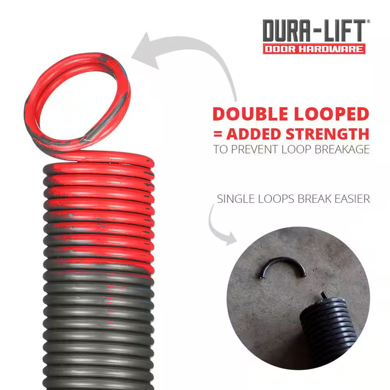 NEW Replacement Heavy Duty Extension Garage Door Spring 150lb 2-PACK EZ Install gallery