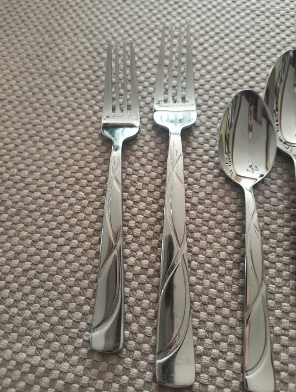Lenox Vibe 5 Piece Serving Set Flatware 18/10 Stainless Knife Forks Spoons gallery