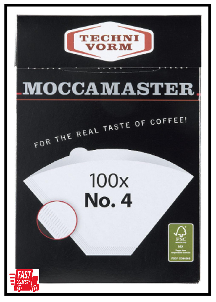 Technivorm Moccamaster #4 White Paper Filters 100-Count per Box gallery
