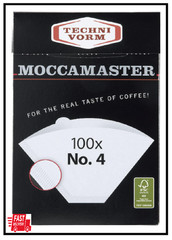 Technivorm Moccamaster #4 White Paper Filters 100-Count per Box