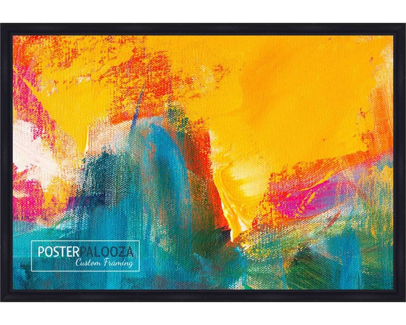 Panoramic Classic Modern Black Frame - UV Acrylic, Backing, Hanging Hardware gallery