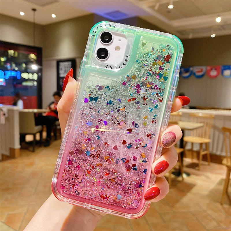 Shockproof Bling Liquid Glitter Case For iPhone 15 Pro Max 14 13 12 11 XS XR 87 gallery