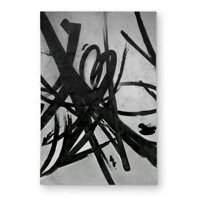 Begin Home Decor C1ROAR23FKY1TH 2 x 3 ft. Circular Strokes - Office Minimalis... gallery