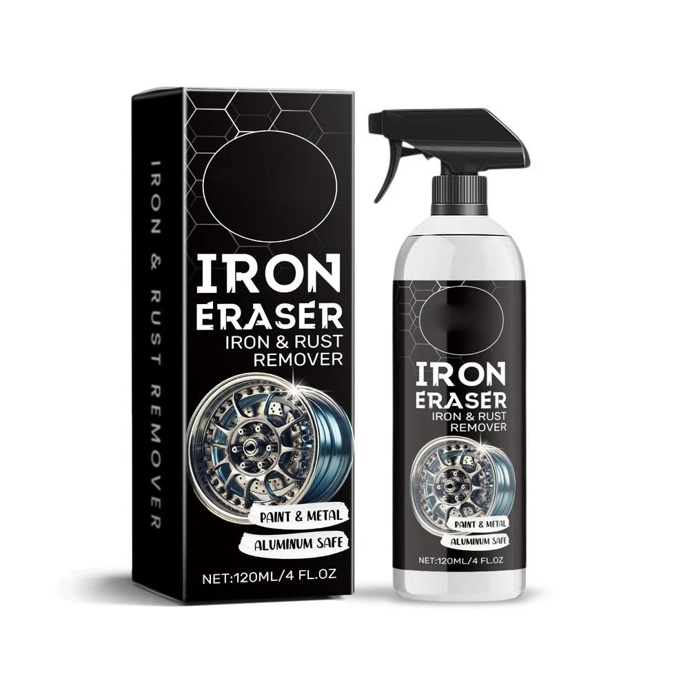 Iron Eraser Rust Remover Spray, Car Wheel Paint Brake Dust Fast Cleaner 120ml / gallery