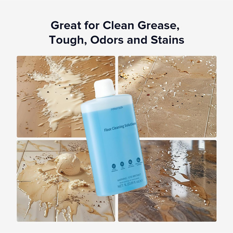 Roborock Floor Cleaning Solution, Floor Cleaner for Hardwood, Compatible Robot V gallery