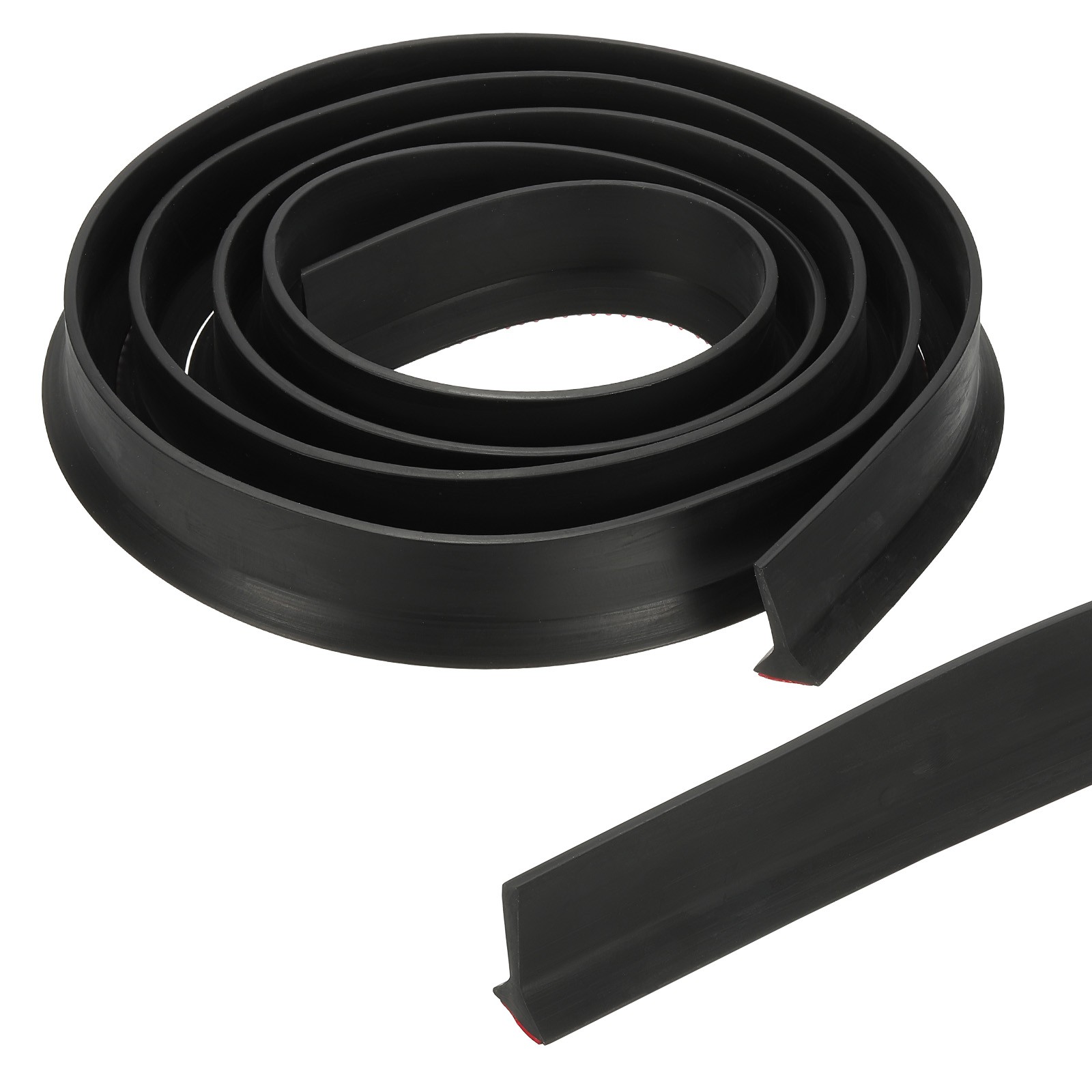 79 Inch Collapsible Shower Threshold Water Guards Black 1.2" x 0.6" gallery