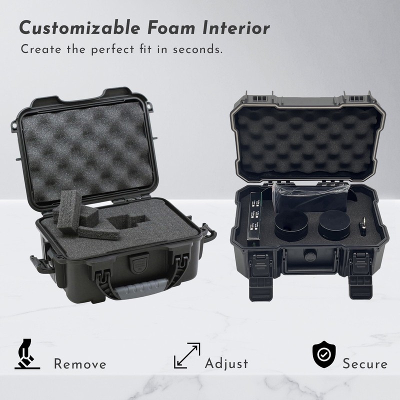 Rugged Lockable Hard Case | Waterproof Shockproof Airtight Protective Storage gallery