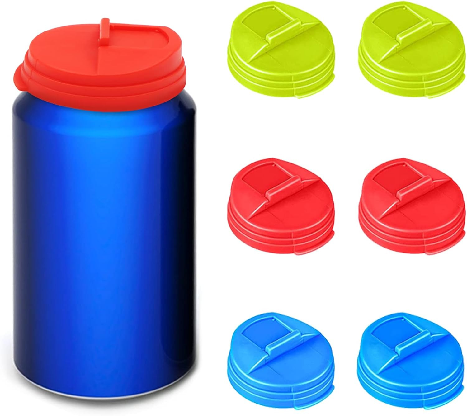 6 PCS Soda Can Lids Can Covers, Bottle Caps, Spill-proof Soda Pop Tops for Bever gallery