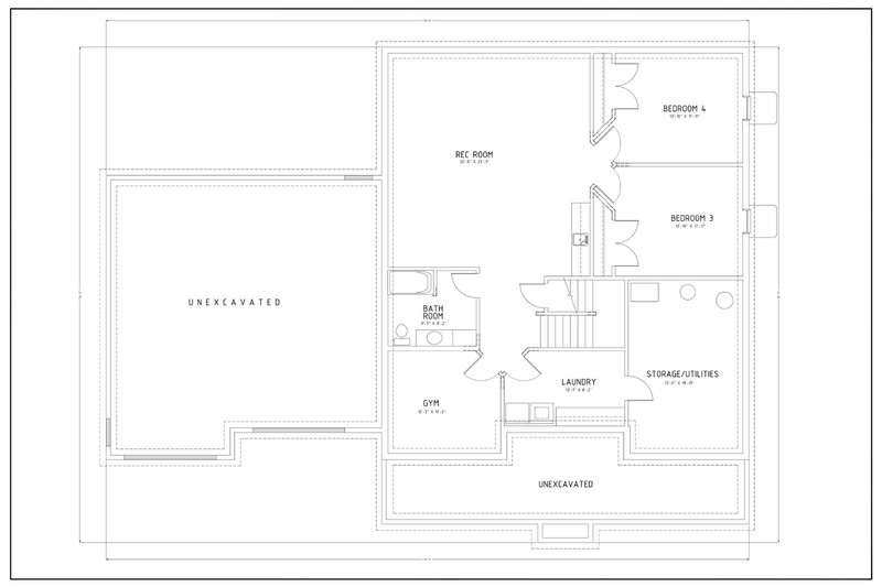 Ranch Home Plan - 5 Bedroom 3 Bath gallery