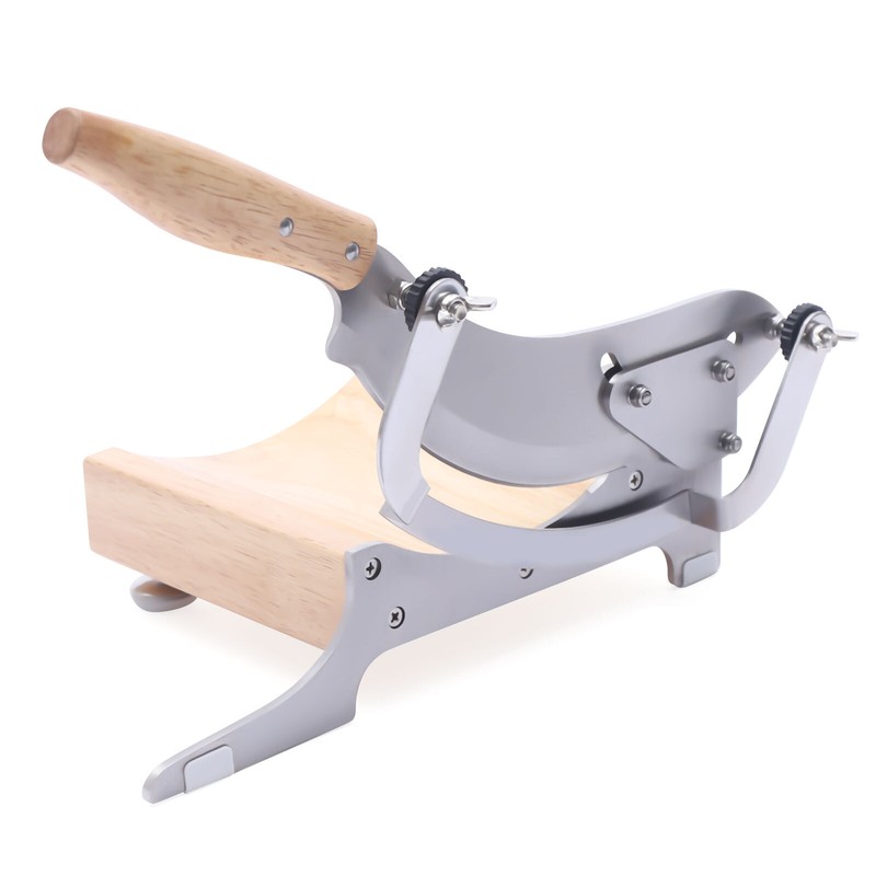 Manual Meat Slicer Beef Mutton Roll Cleaver Hand Slicing Machine Stainless Steel gallery