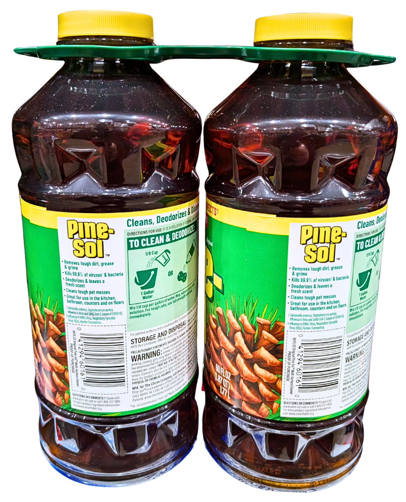 Pine-Sol Multi-Surface Cleaner 2X Concentrated Original 2 Count x 60 Fl Oz gallery