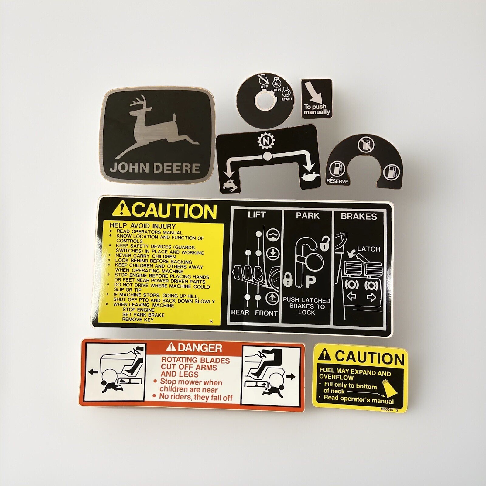 John Deere 318 Tractor Decal Set gallery