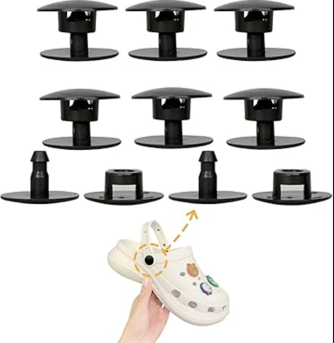 8 Sets Replacement Rivets for Crocs, Replacement Parts for Crocs