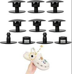 8 Sets Replacement Rivets for Crocs, Replacement Parts for Crocs