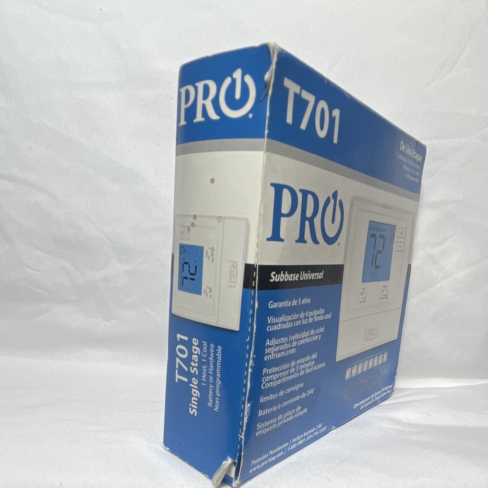Pro1 T701 Digital Non-Programmable Single Stage Heat/Cool/Off Thermostat 24V gallery
