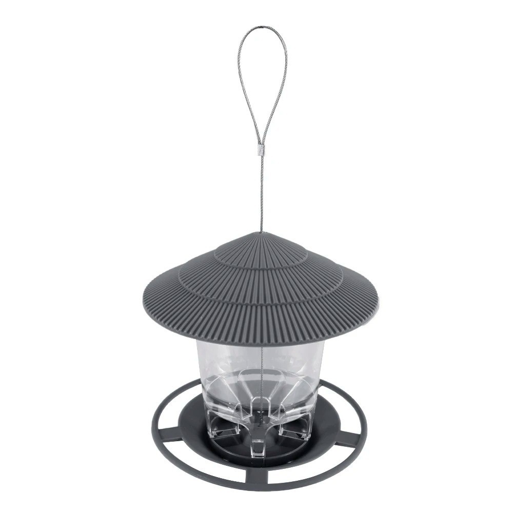 Round Hanging Bird Feeder Squirrel Proof 1000ml Large Auto-Dispense Seed Green gallery