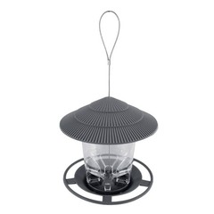 Round Hanging Bird Feeder Squirrel Proof 1000ml Large Auto-Dispense Seed Green