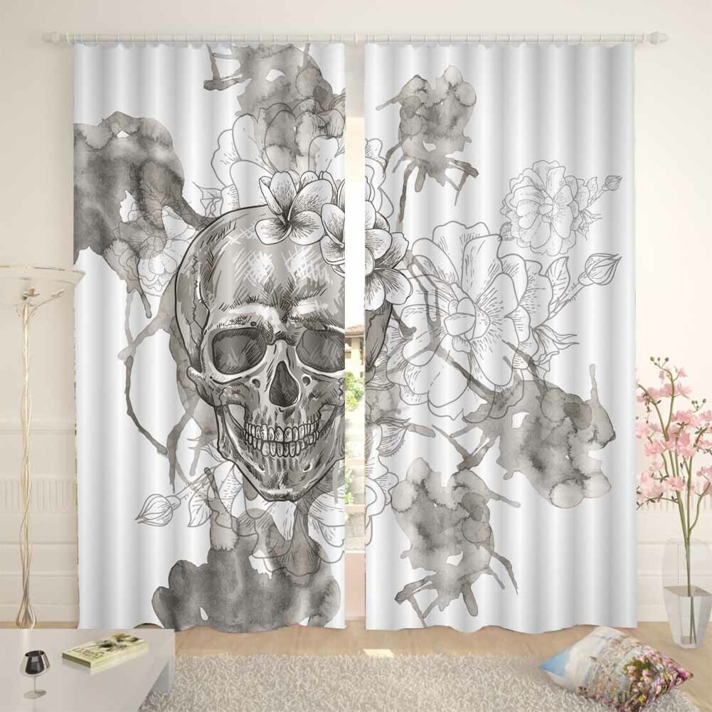 Change Strategy Leaf 3D Curtain Blockout Photo Printing Curtains Drape Fabric gallery