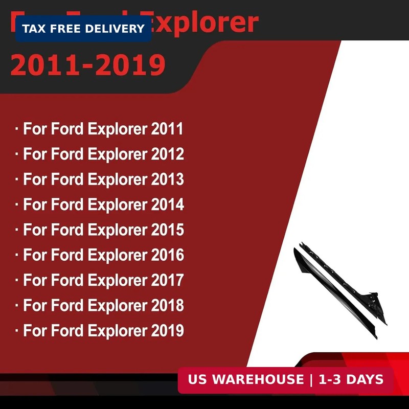 FEXON Front Driver Side Windshield Outer & Inner A Pillar Trim Molding Kit Compa gallery