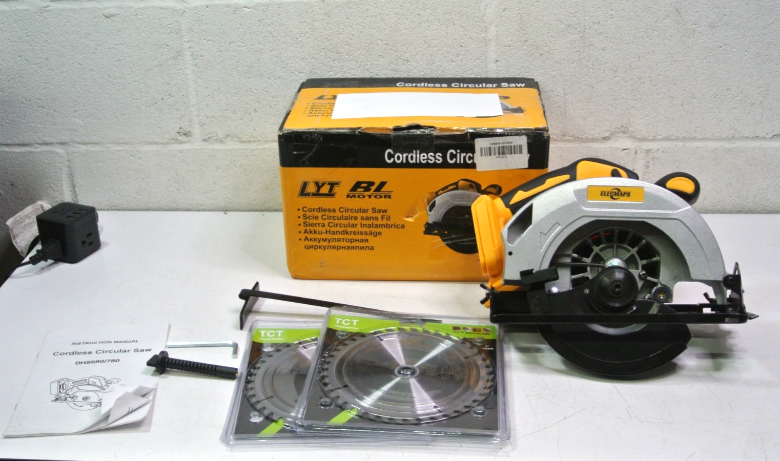 LYT Cordless Circular Saw- W/ 2 - 7" Blades, Battery Not Included gallery