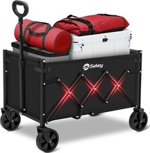 Lightweight Portable Utility Cart - 220 lbs Capacity, Perfect for Gardening gallery