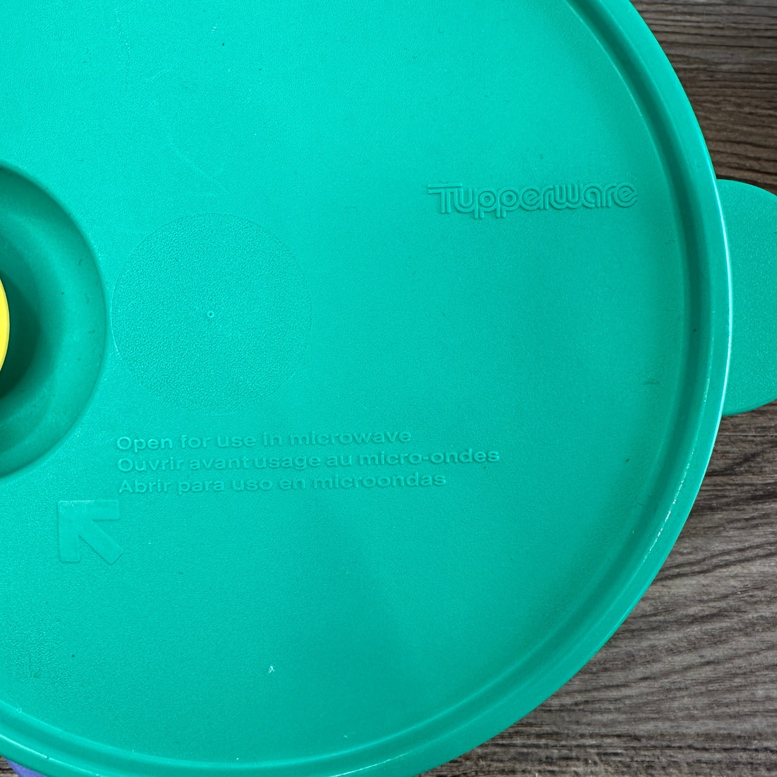Tupperware Crystal Wave Microwave Divided Dishes Blue Green BPA-Free Easy Clean gallery