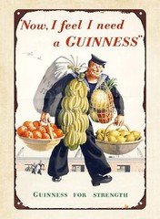 bar pub Irish stout for strength armedforce soilder fruits beer pub bar tin sign