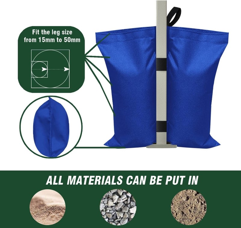 Canopy Weights 4 Pack Universal Sandbag Anchor Heavy Duty For Instant Shelter Le gallery